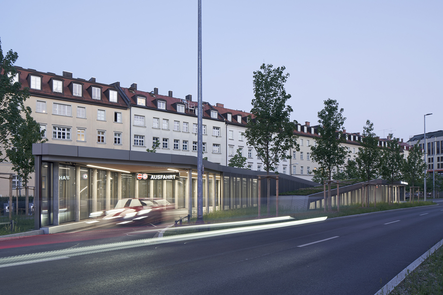 Tiefgarage am Thomas-Wimmer-Ring in München
