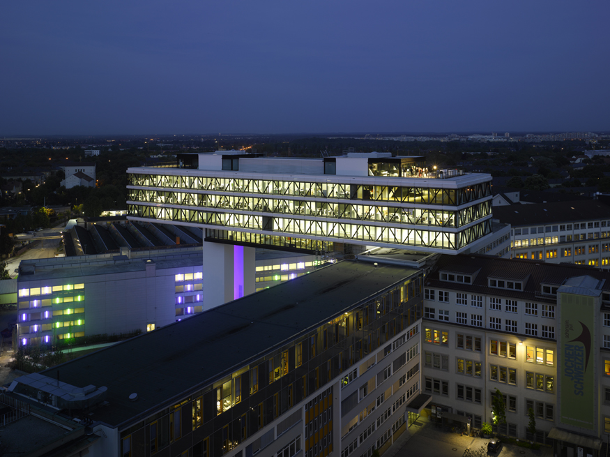Medienbrücke in München