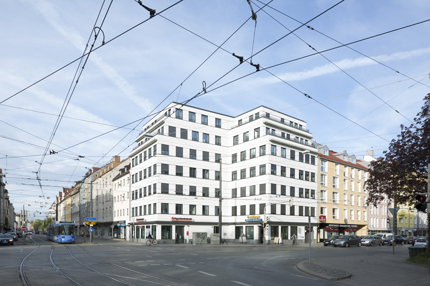Bürogebäude und Wohnen Tegernseer Landstraße, München