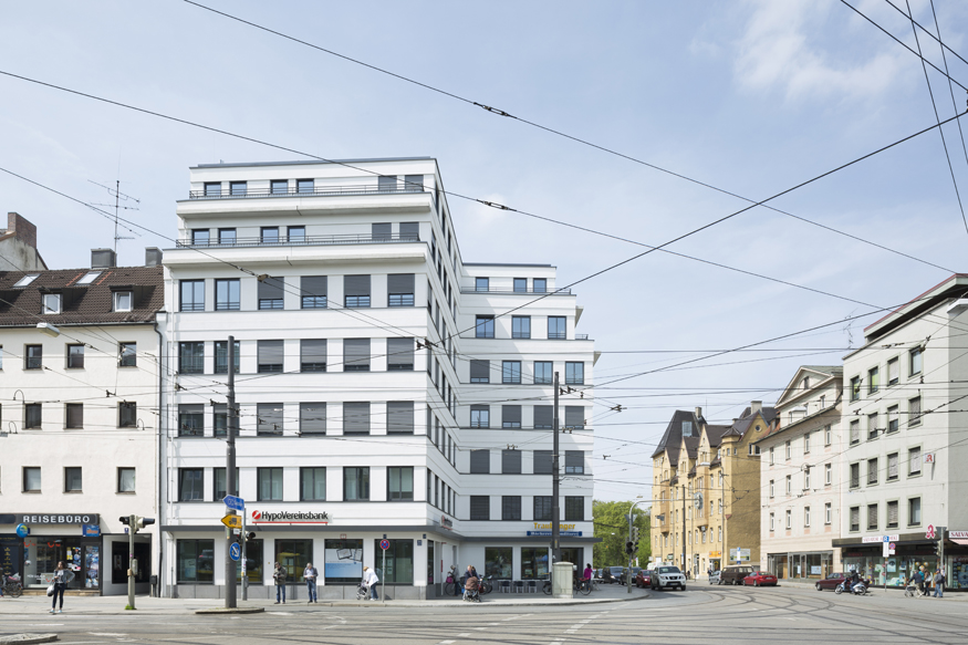 Bürogebäude und Wohnen Tegernseer Landstraße, München